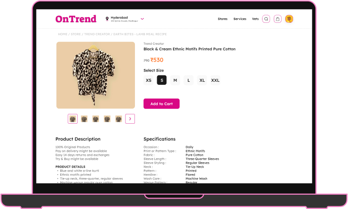 E Commerce Website Image
