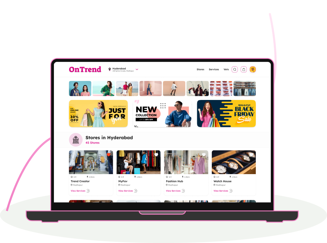 E Commerce Website Image
