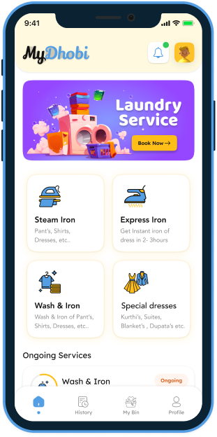 Laundr Clone App Development Image