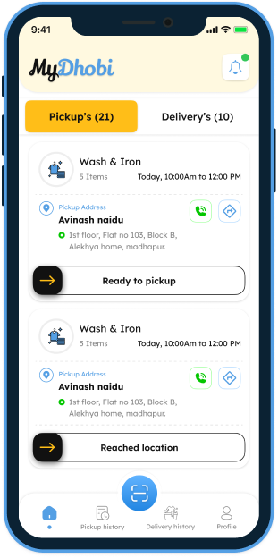 Laundr Clone App Development Image