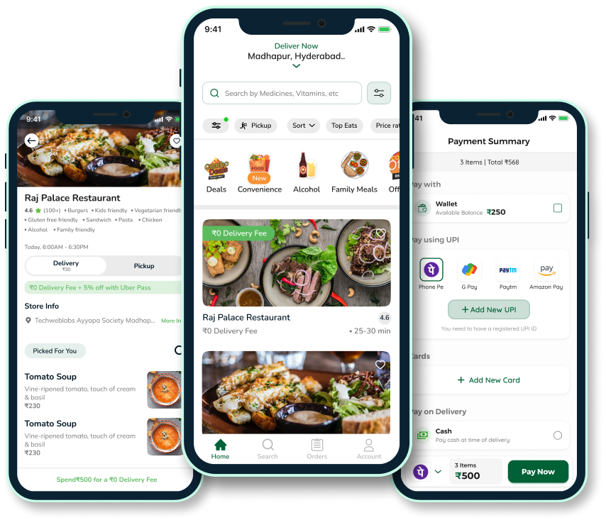 Postmates Clone Image