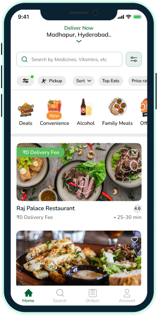 Postmates Clone Image