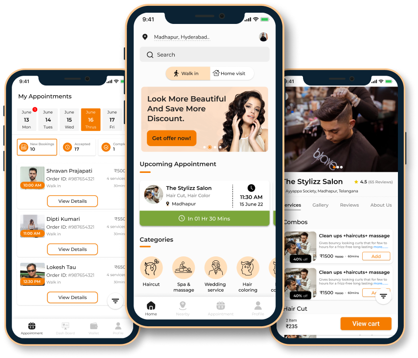 Beauty Salon App Development Image