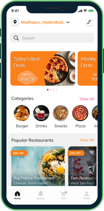 Postmates Clone Image