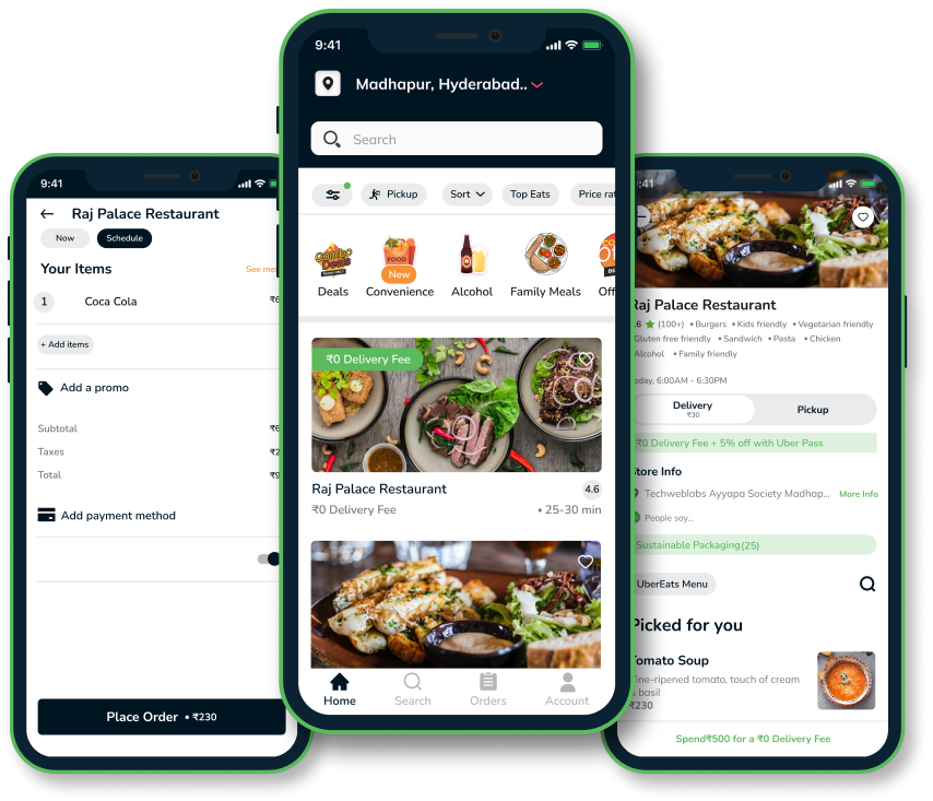 Ubereats App Development Image