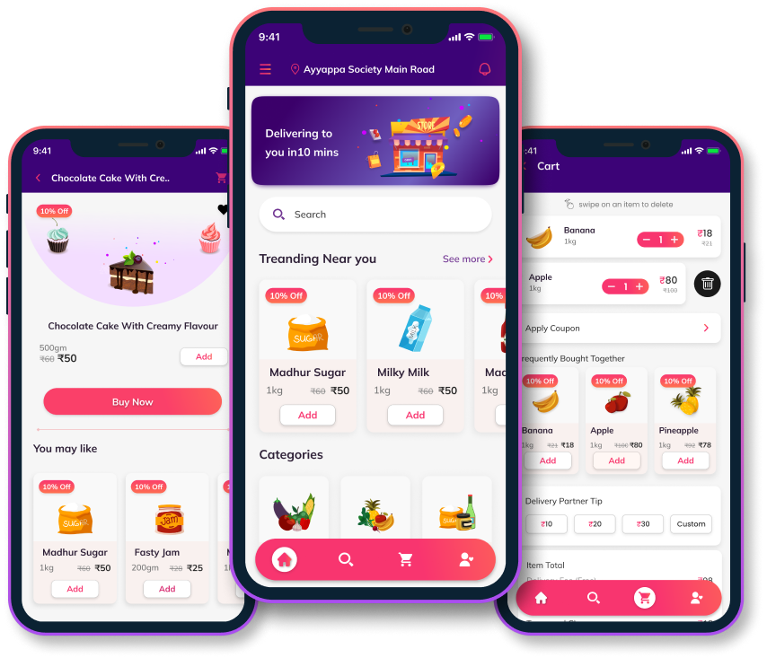 Zepto App Development Image