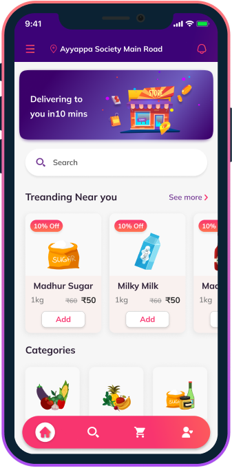 Zepto App Development Image